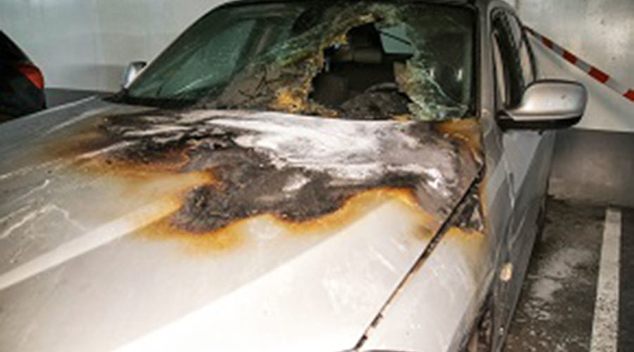 Autobrand te Ede