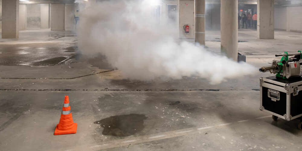 Duinhal Almere Rookproef in parkeergarage | ExcelAir Projects B.V.